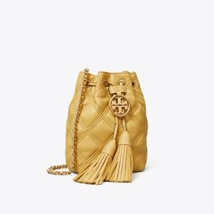 Authentic Tory Burch FLEMING SOFT MINI BUCKET BAG